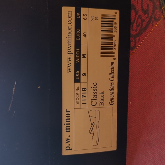 PW Minor Classic Mary Jane loafers black leather Women's 9 M NEW NWB - Picture 9 of 9